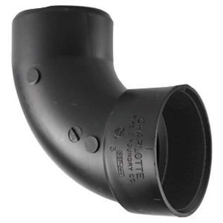 Charlotte Pipe And Foundry Charlotte Pipe 1-1/2 in. Hub X 1-1/2 in. D Spigot ABS 90 Degree Elbow ABS003020600
